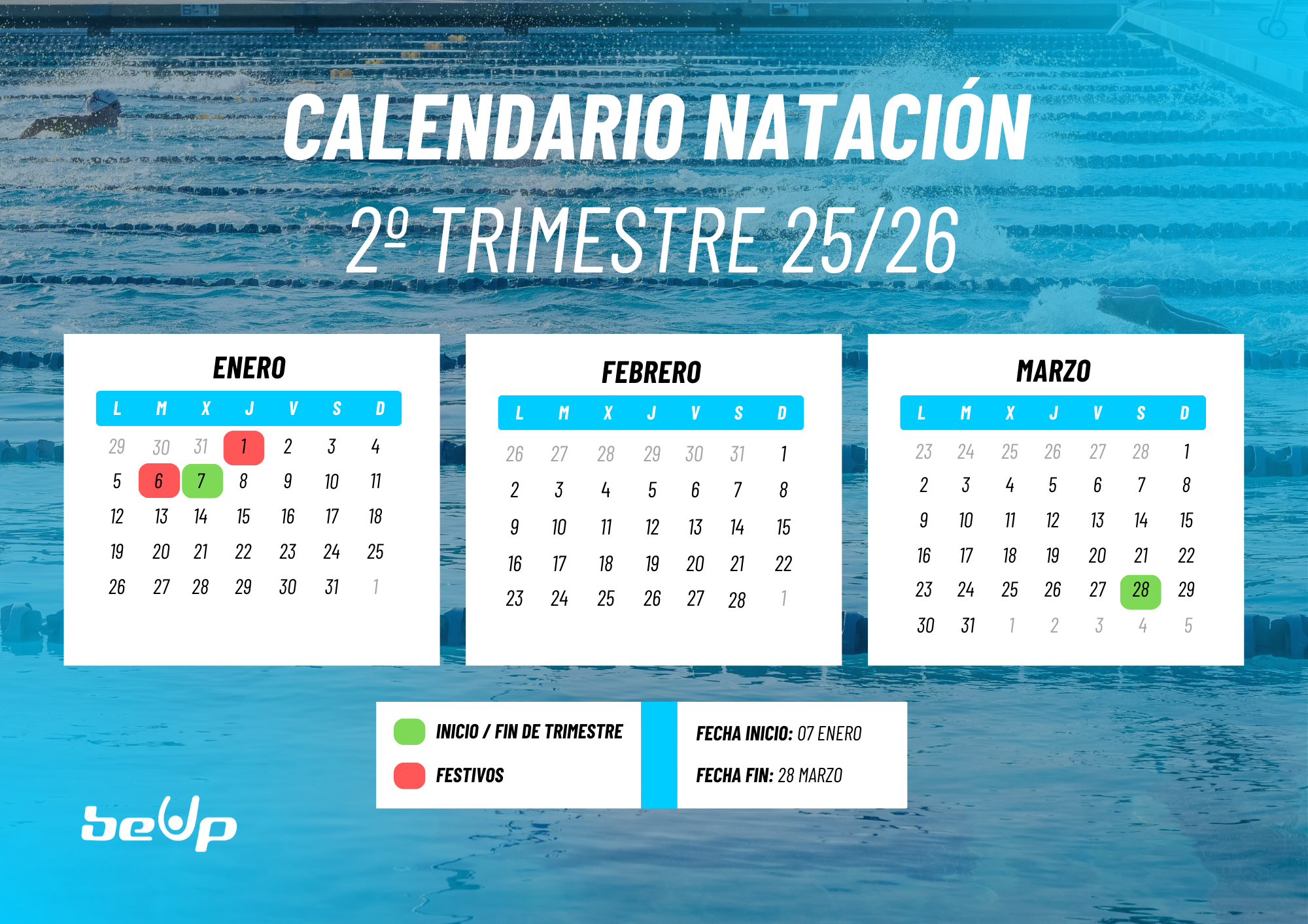 2 TRIMESTRE NATACIÓN 25-26